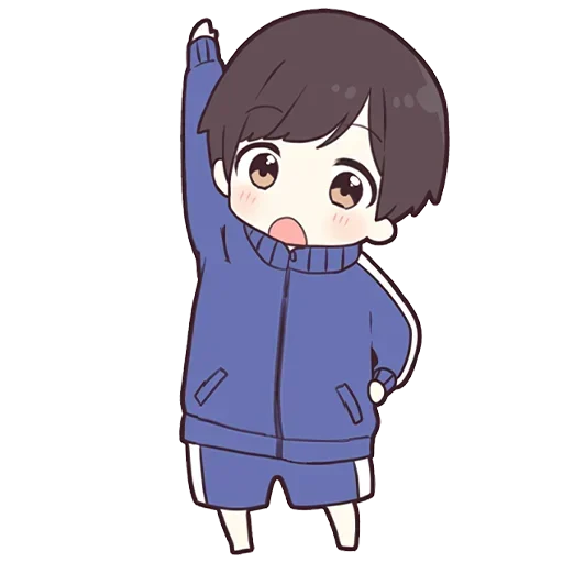 Telegram stiker «Cute Anime» ✋