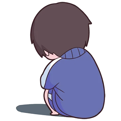 Telegram stiker «Cute Anime» 😞