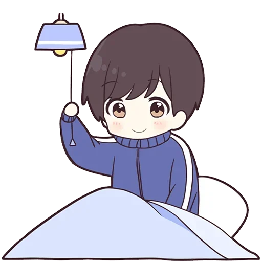 Telegram stiker «Cute Anime» 😴