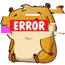 Animated Msg Warning Error Emos Ch sticker 😑