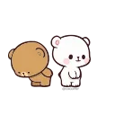 Эмодзи Animated: Milk and Mocha Bears #2 😡