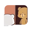 Эмодзи Animated: Milk and Mocha Bears #2 👍