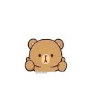 Animated: Milk and Mocha Bears #2 emoji ☝️