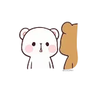 Эмодзи Animated: Milk and Mocha Bears #2 😢