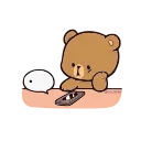 Эмодзи Animated: Milk and Mocha Bears #2 ☕