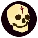 Animated Skull emoji 💀