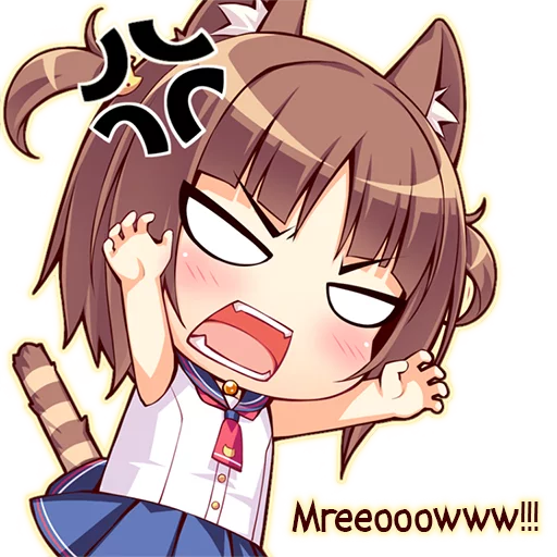 Telegram Sticker «Anime fun expressions» 
