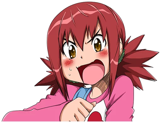 Telegram stiker «Anime fun expressions» 