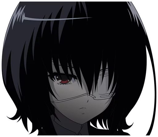 Anime fun expressions sticker 👿