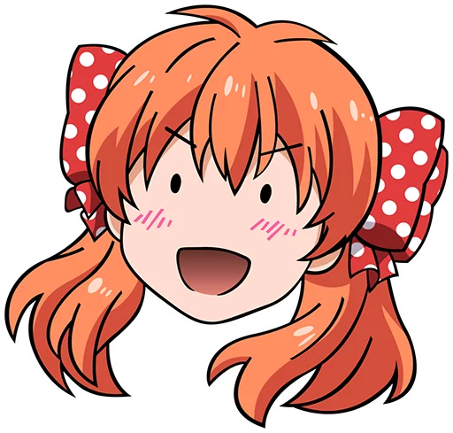 Anime fun expressions emoji 😁