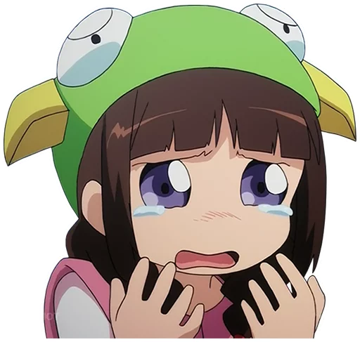 Anime fun expressions emoji 😢