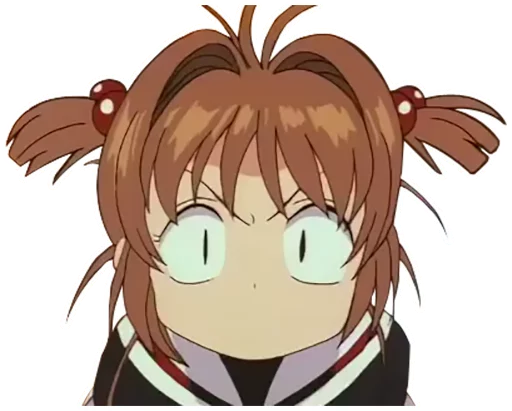 Telegram stiker «Anime fun expressions» 😫