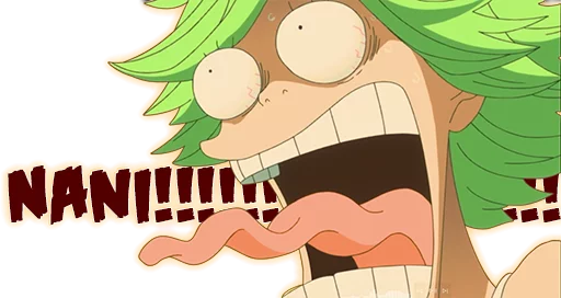 Anime fun expressions sticker 😮