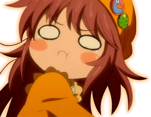 Anime fun expressions emoji 😣