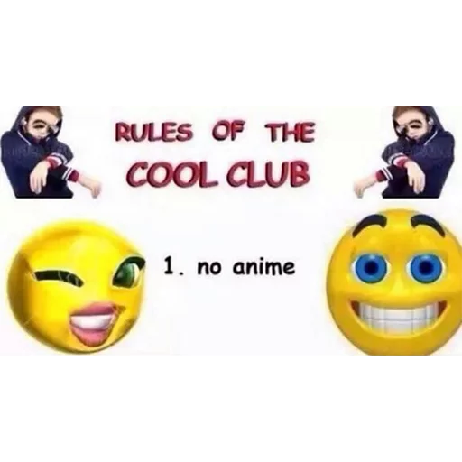 Стікер It`s cool to be anime 🐔