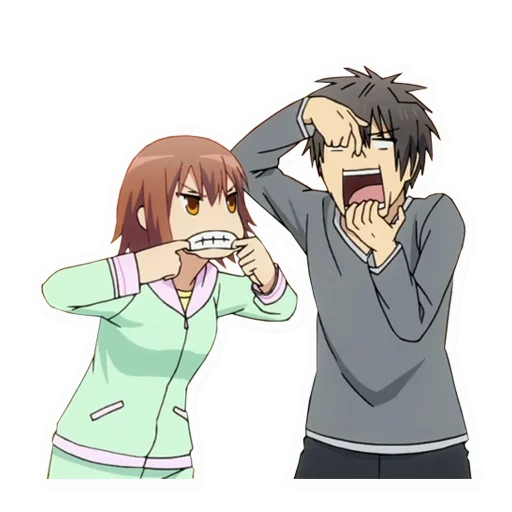 Telegram Sticker «Anime Mems» 😬