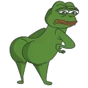 Animated Pepe emoji 😲