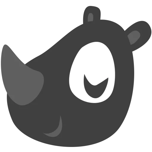Telegram stiker «Animalitos» 🦏