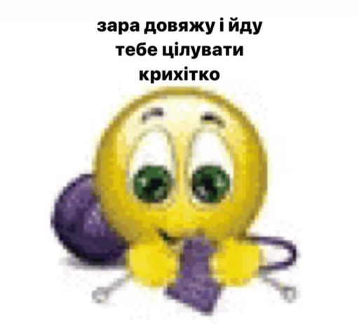 Telegram stiker «українське лесбійство та мізандрія» 😘