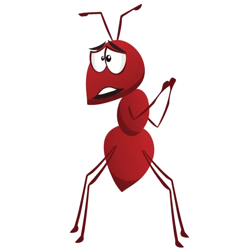 Telegram Sticker «Ant» 😟
