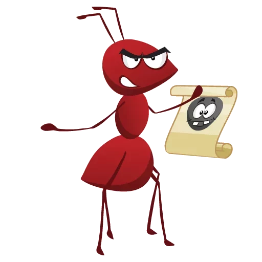 Стикер Telegram «Ant» 😈