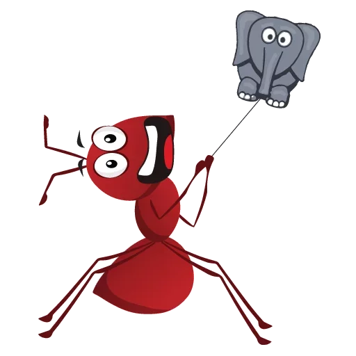 Telegram stiker «Ant» 🐘