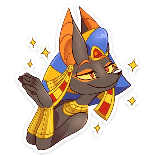 Telegram Sticker «Анубис» 🤩