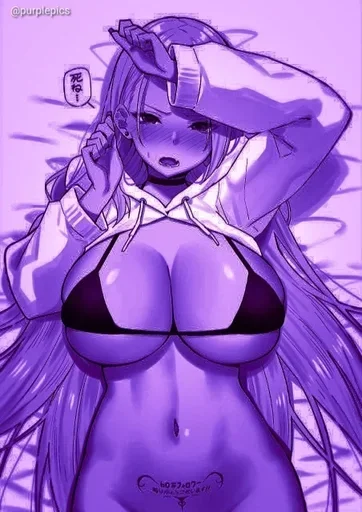 Purple Manga sticker 🟣