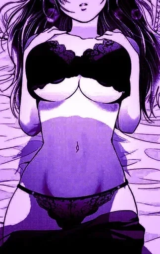 Purple Manga stiker 🟣