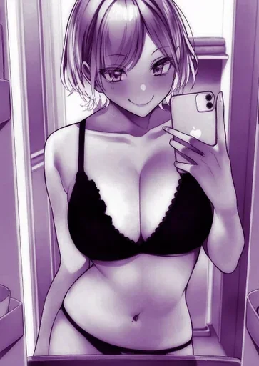 Стікер Telegram «Purple Manga» 🟣
