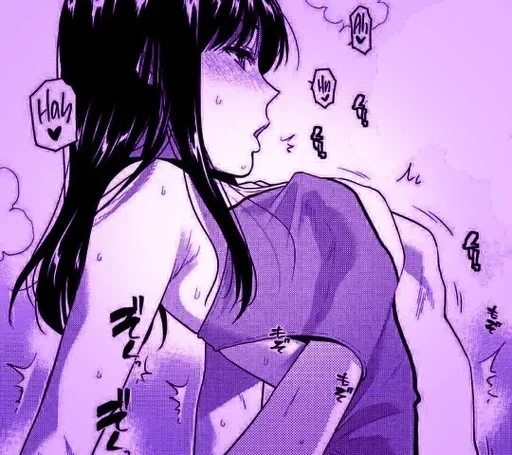 Purple Manga sticker 🟣