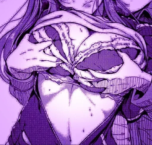 Telegram stiker «Purple Manga » 🟣