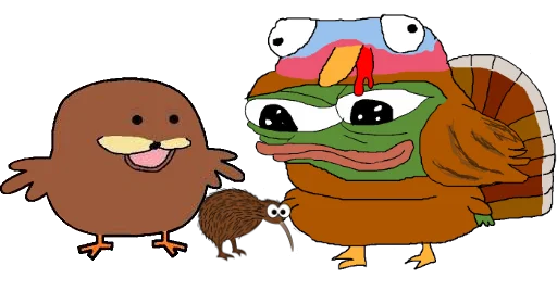 Стикер Apu and monsi 🐰