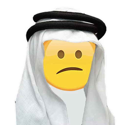 Стікер Telegram «Arabic Emoticons» 😕