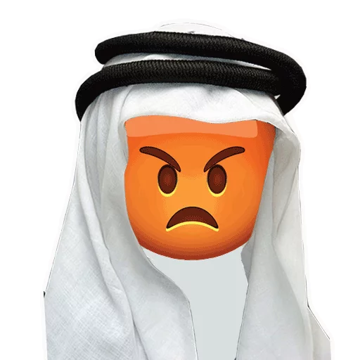 Стікер Arabic Emoticons 😡