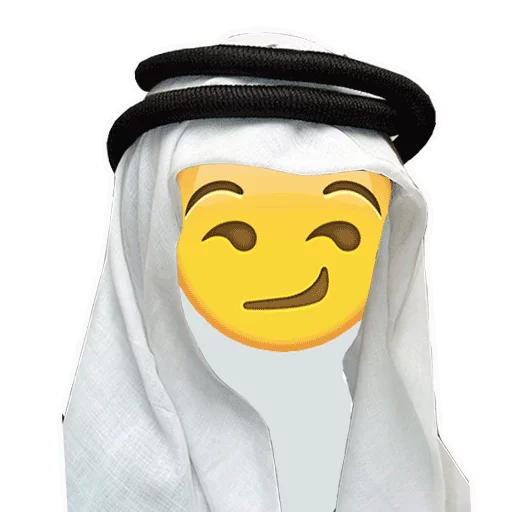 Arabic Emoticons sticker 😏