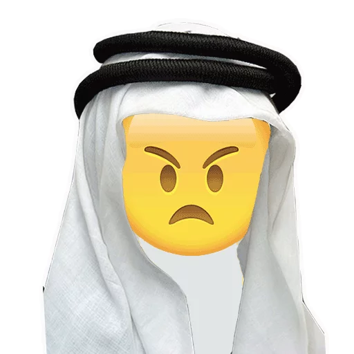 Стікер Telegram «Arabic Emoticons» 😠