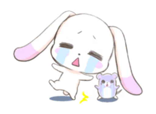 rabbit emoji 😭