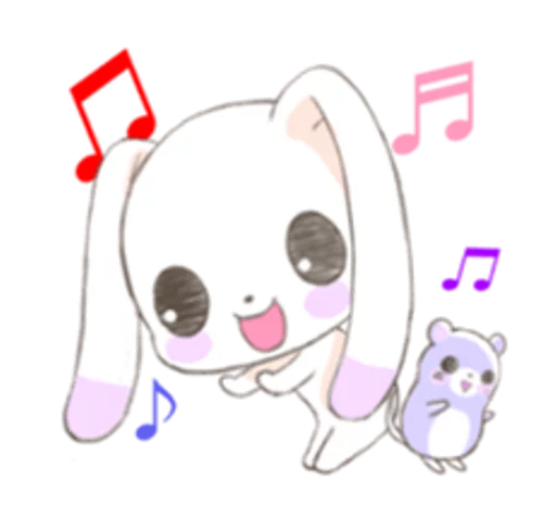 rabbit emoji 💃