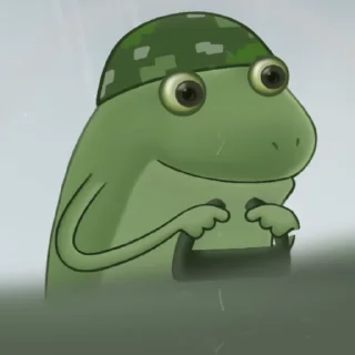 Стикер  frogs 🐸 🛫