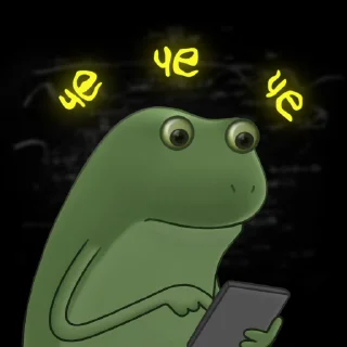 frogs 🐸 stiker 🤔