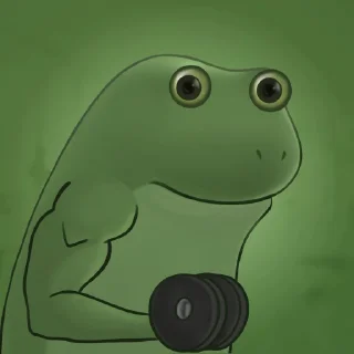 frogs 🐸 stiker 💪