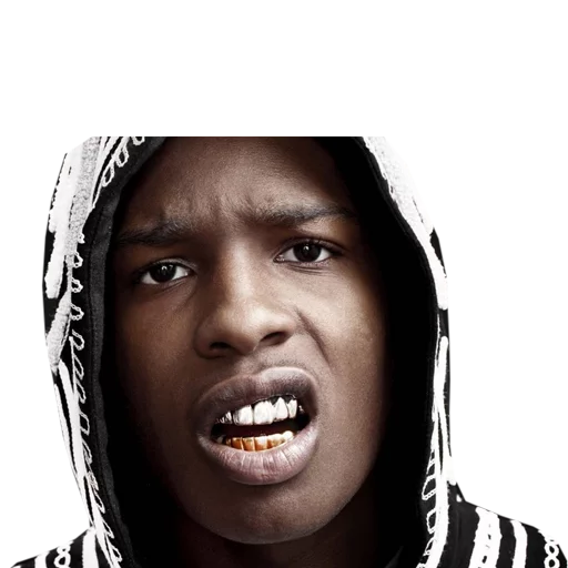 Telegram Sticker «A$AP Rocky -» 😧