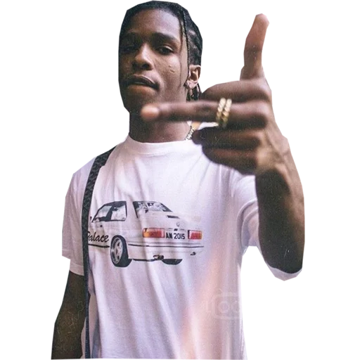 Telegram Sticker «A$AP Rocky -» 🖕