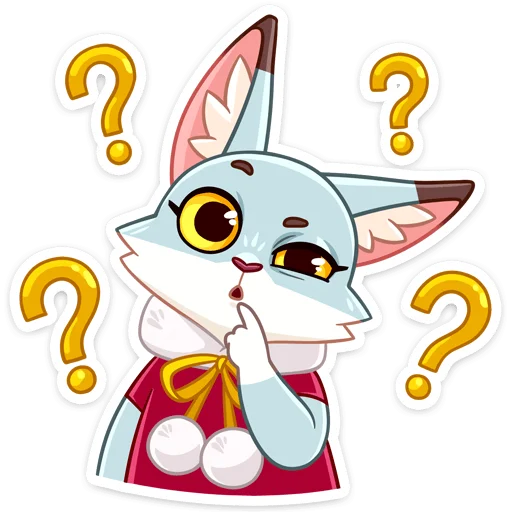 Telegram Sticker «Ася» 🤔