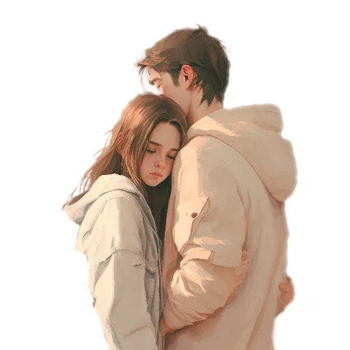 Стикер cute atmospheric hugs :З 🤗