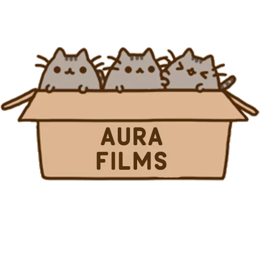 Aura Pusheen stiker ✌