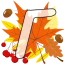 Telegram emoji Осень привет 🍁