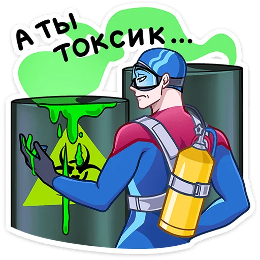 Telegram stiker «Аквалангист Аксель» 🏊