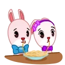 Telegram emoji Bowtie Bunny 